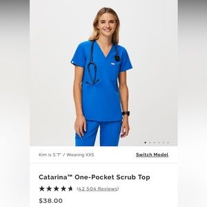 Figs Catarina One Pocket Scrub Top